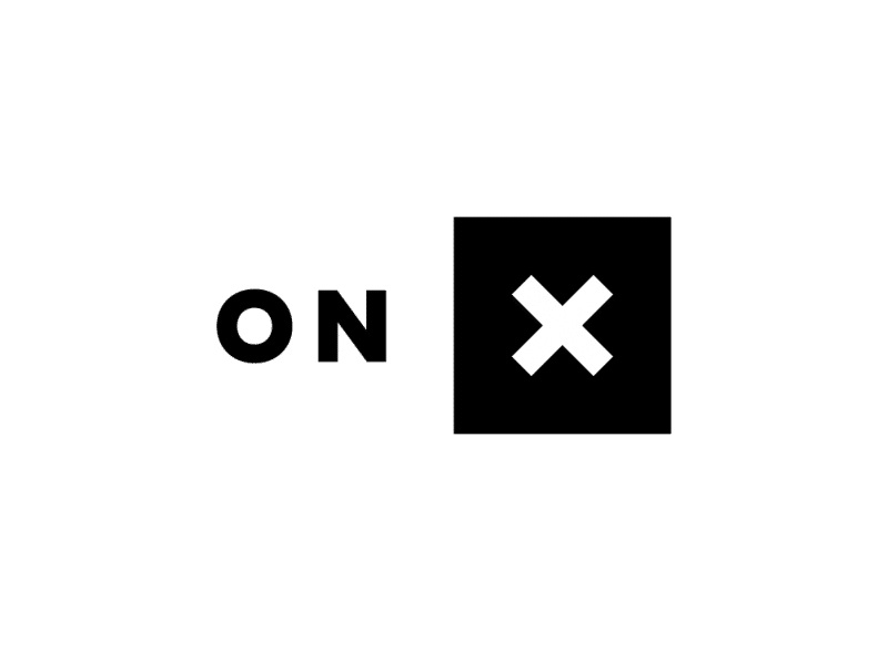 ONX on x logo